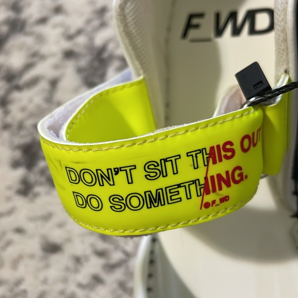 F_WD women’s platform sandal sneakers black and white nomads size 38 - Picture 13 of 15